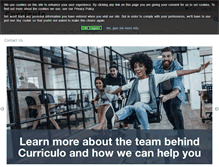 Tablet Screenshot of curriculosolutions.com